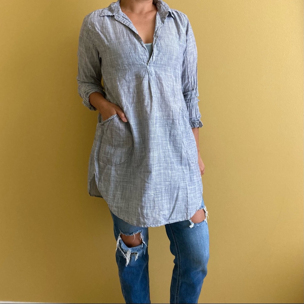 NWT CP Shades Striped Teton Tunic Size XS